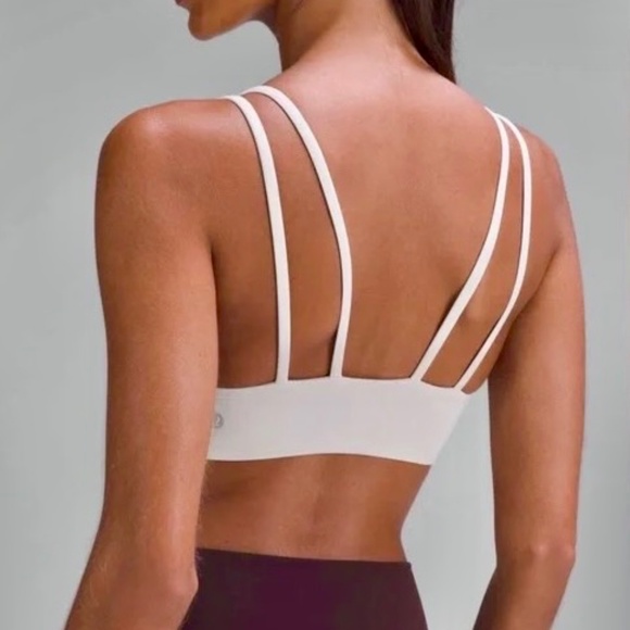 Lululemon Like a Cloud Bra B/C Adjustable Strap Seamless Bra - Bone Size 8 - Picture 2 of 10